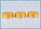 El top de aluminio alineado oro del tornillo de Matt capsula 38/410 para los envases de productos de la atención sanitaria